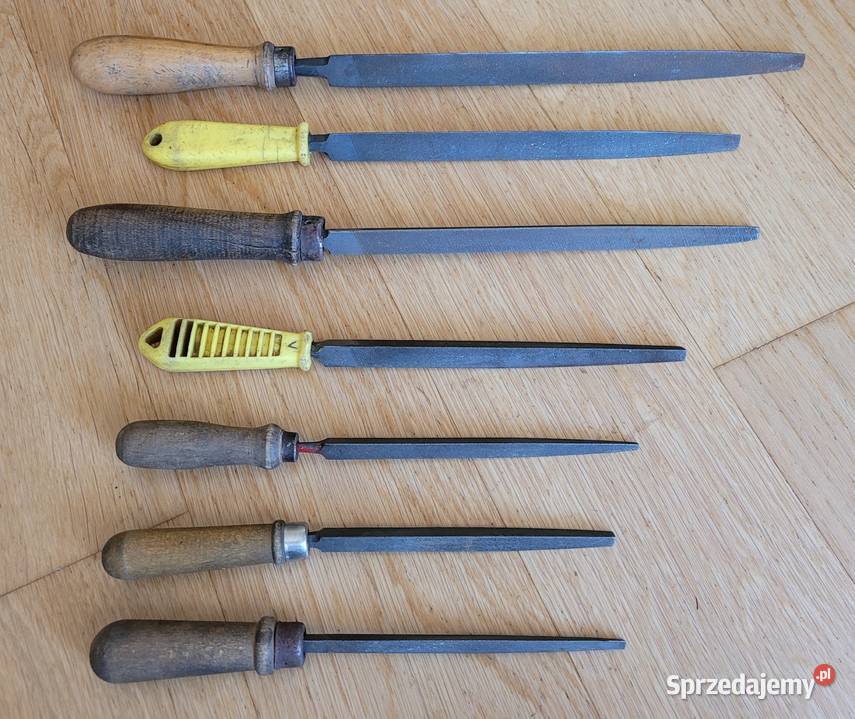 Doskonałe tradycyjne trójkątne pilniki Warszawa sprzedam
