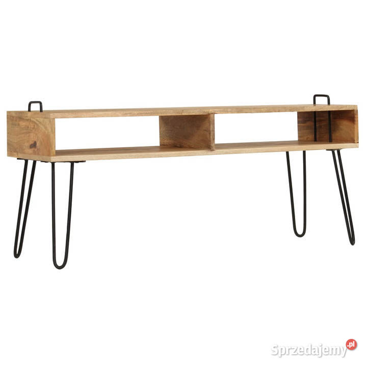 Szafka pod telewizor lite drewno mango 110 x 35 Warszawa