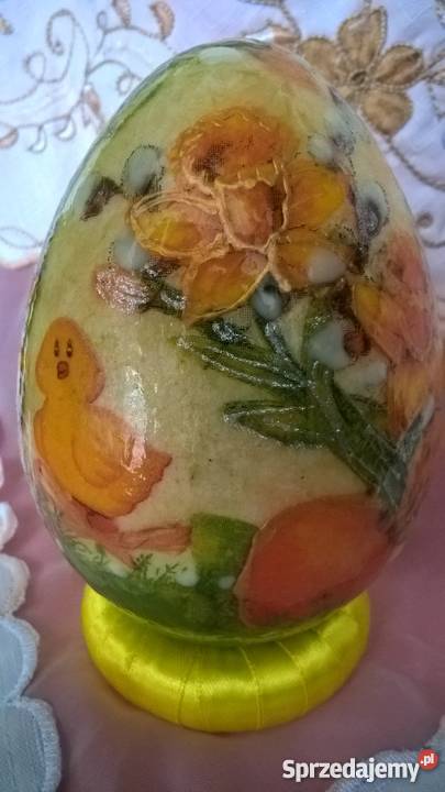 jajko pisanka styropian Wielkanoc 12 ręcznie wielokolorowy sprzedam