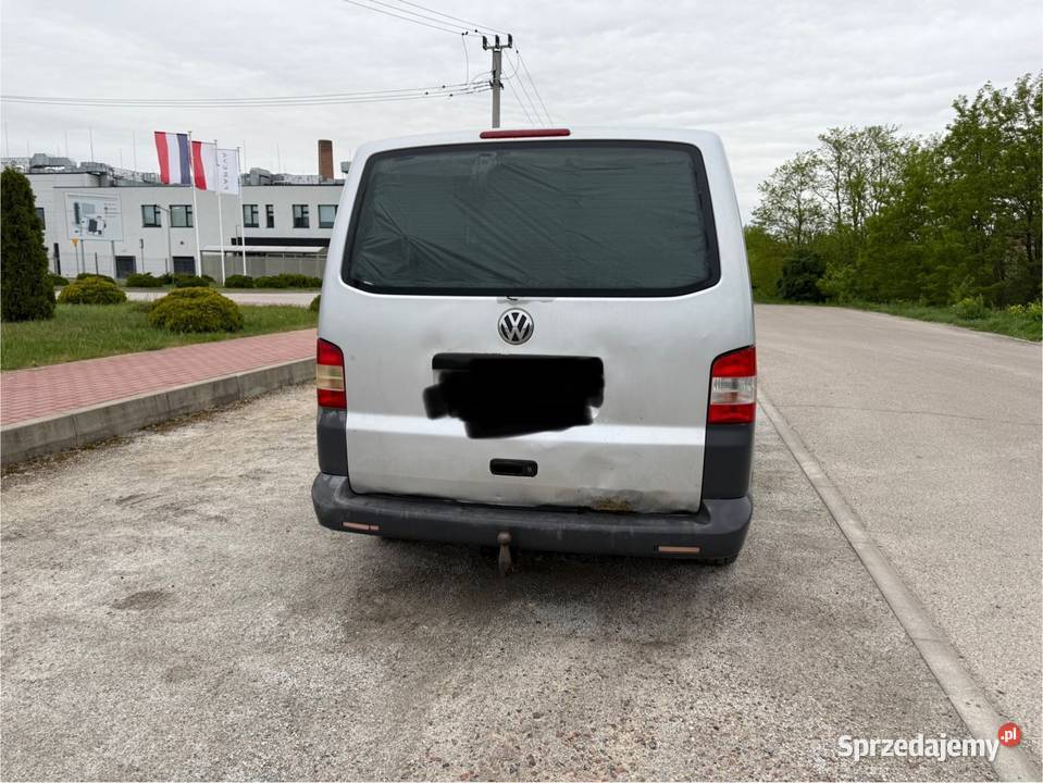 Transporter T5 19 TDI 102 2009r mazowieckie Ciechanów
