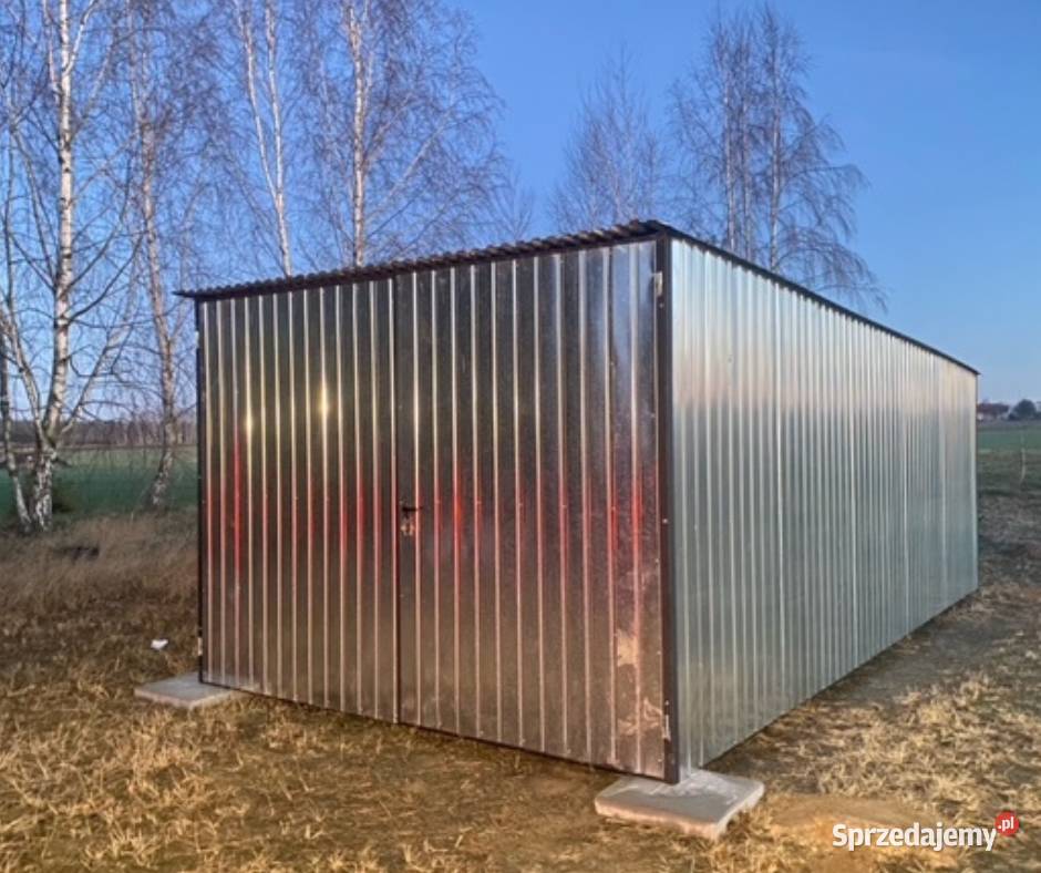 Garaż Blaszany na Budowę 3x5 OCYNK Wzmocniony blacha Sprzedaż Kraków
