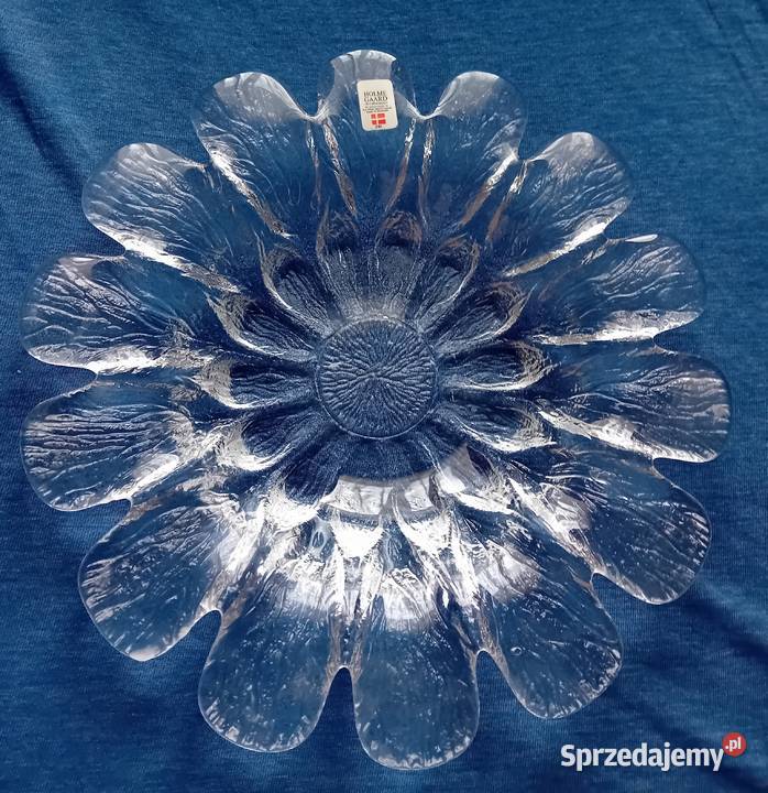 Miska Holmegaard sygnowana szkło mrożone Proj wielkopolskie Koźminek sprzedam