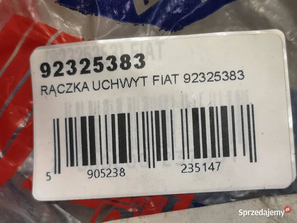 OSŁONA RĄCZKI DRZWI LEWY TYŁ FIAT TEMPRA