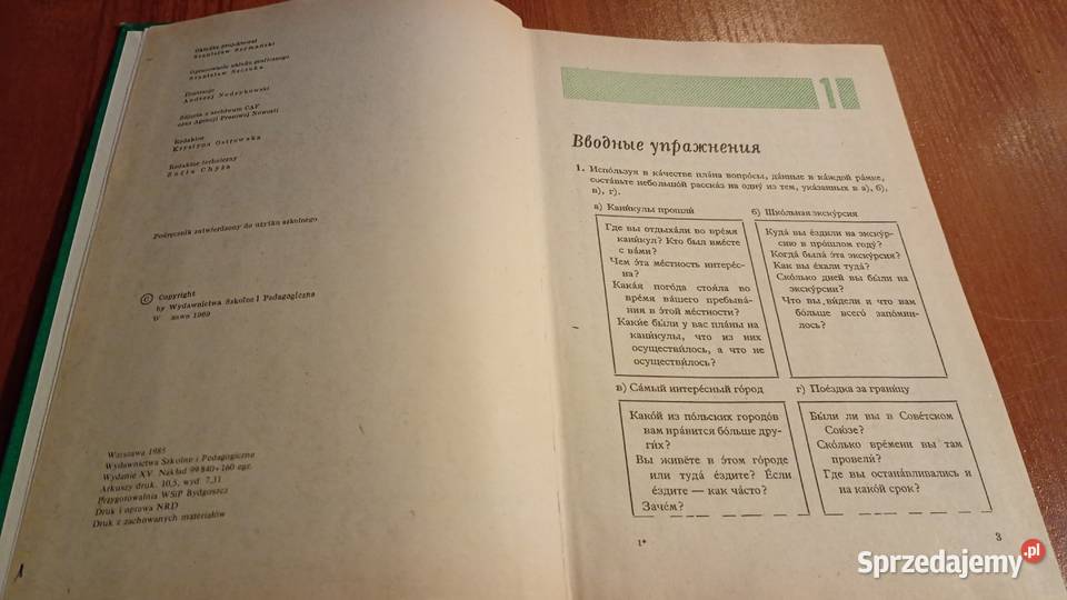 Russkij zyk jazyk klasy IV 4 liceum pomorskie sprzedam