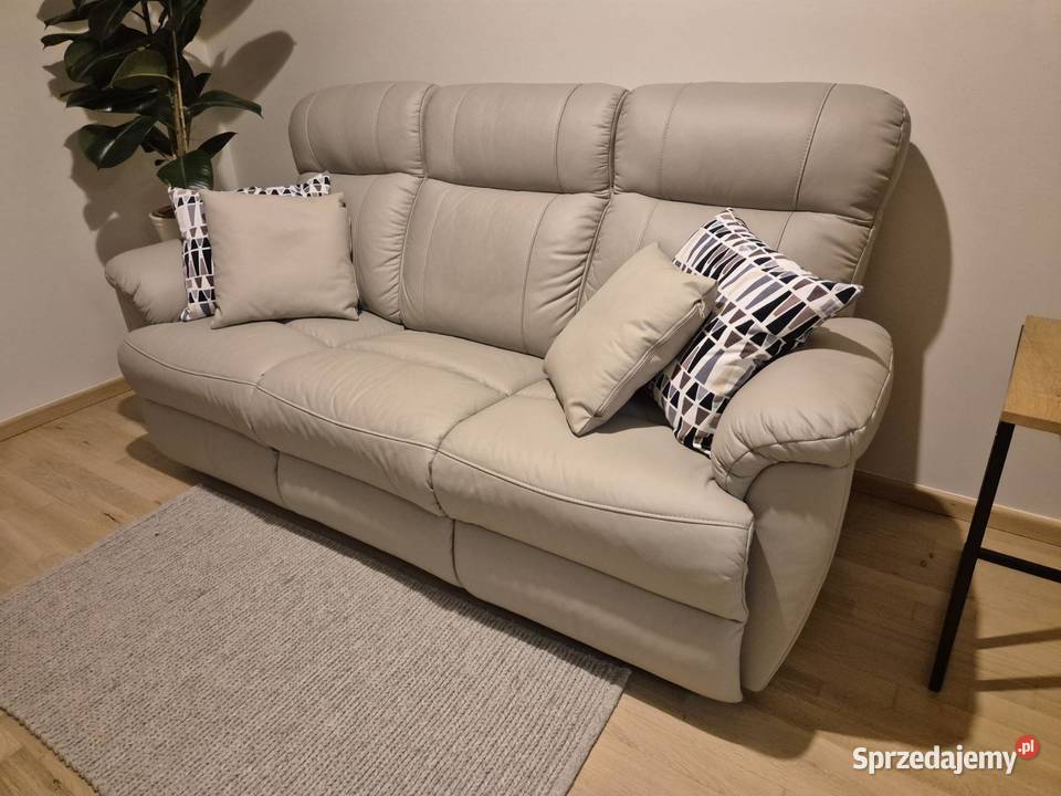 Narożnik i sofa Tania III skóra naturalna meble Warszawa sprzedam