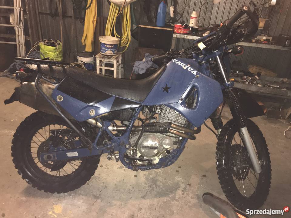 Cagiva 350 w12 cross enduro kupiony w Polsce mazowieckie