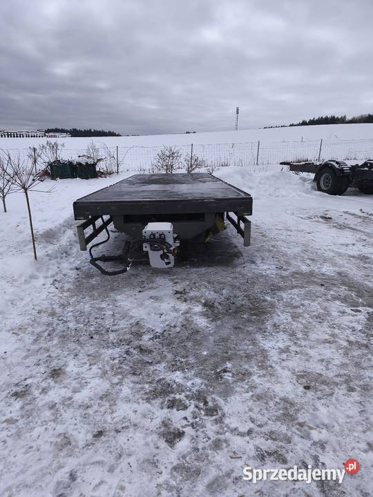 Przyczepa platforma laweta tandem do maszyn Mrągowo