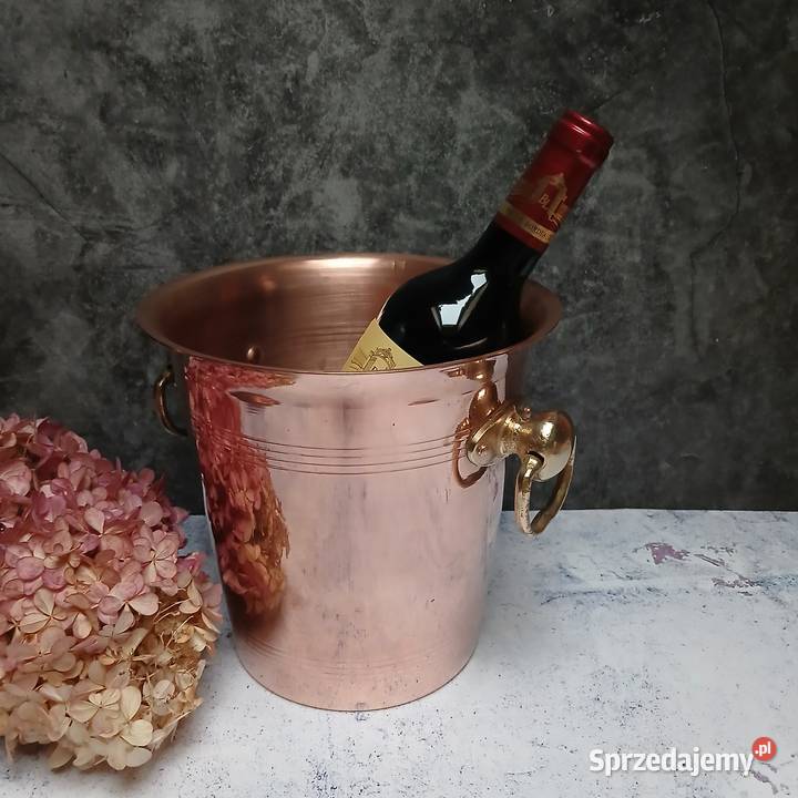 Miedziany cooler miedziany pojemnik na wino Warszawa