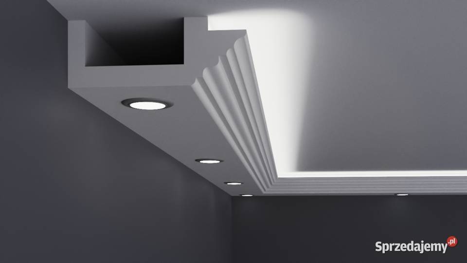 Gzyms halogenowy sufit podwieszany led mazowieckie Warszawa