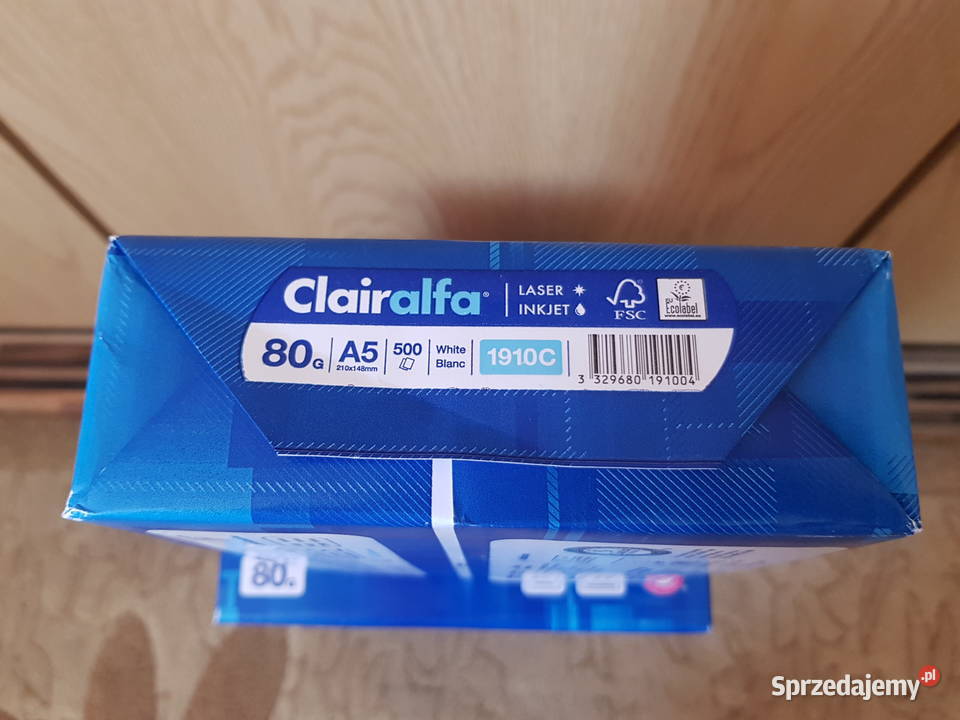 Papier biurowy Clairefontaine Clairalfa 1910C A5 Warszawa sprzedam