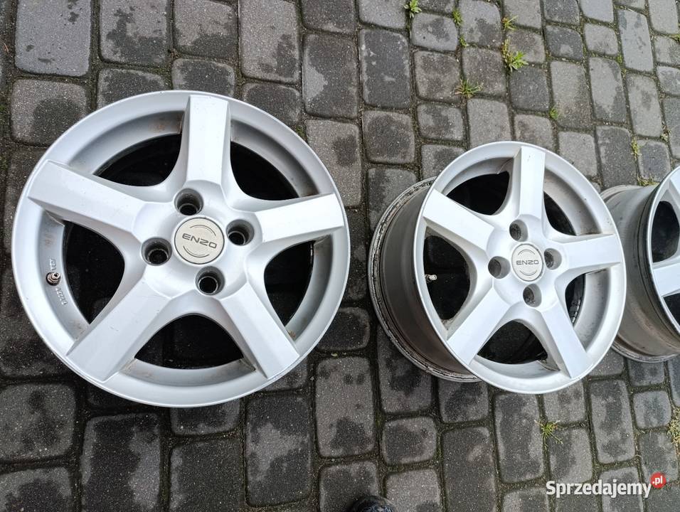 Alufelgi ENZO 15 4 x 108 citroen peugeot ford Opony i felgi kujawsko-pomorskie Poledno