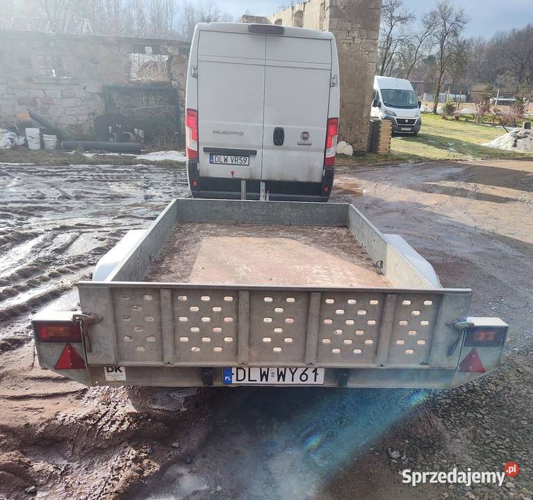 Przyczepa barnderup 2500 minikoparka uchylna dolnośląskie Lwówek Śląski