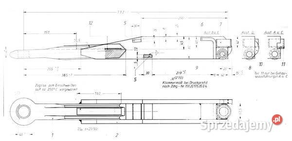 Ucho zaczepu A C BPW 1030650007 Kamionna sprzedam