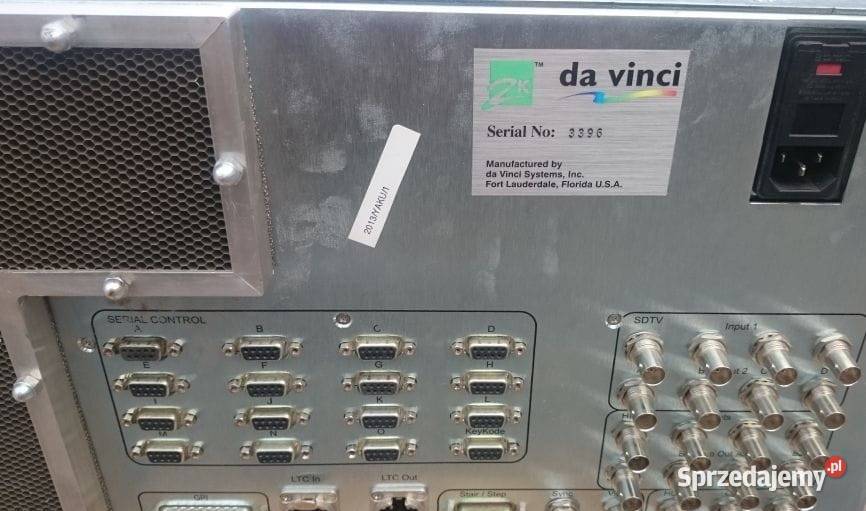 Korektor obrazu DaVinci 2K Color Correction małopolskie Stary Sącz sprzedam