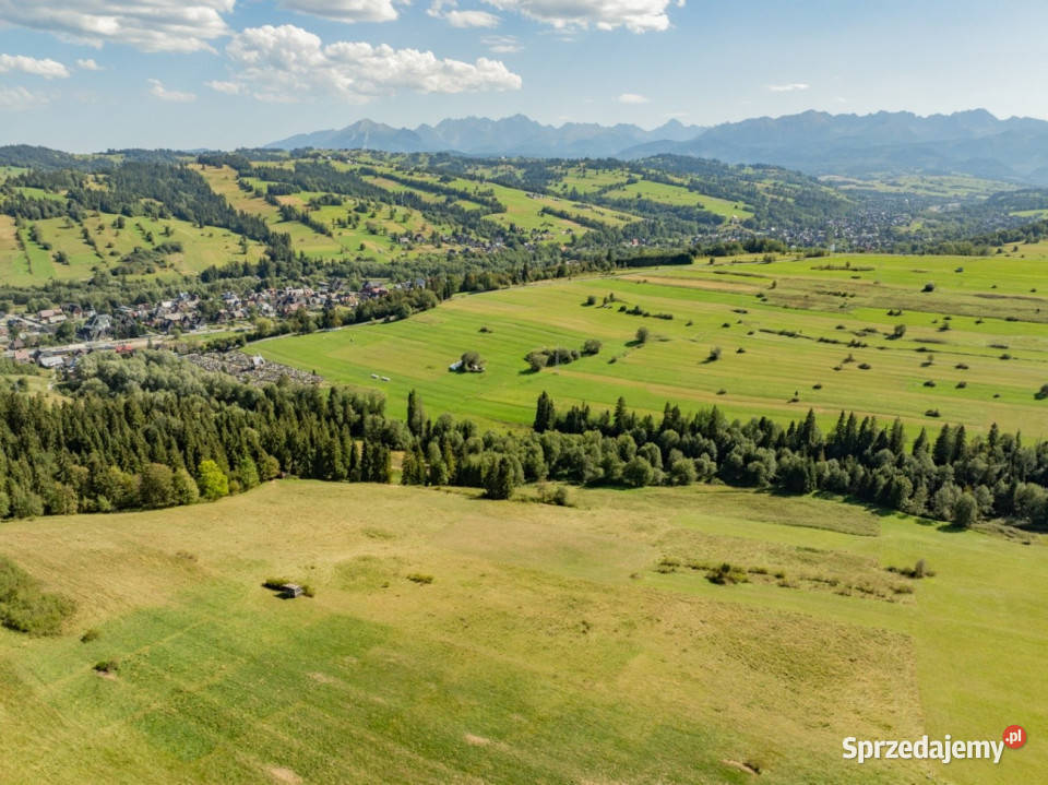 Działka rolna z widokiem na Tatry Biały Dunajec Sprzedaż małopolskie sprzedam