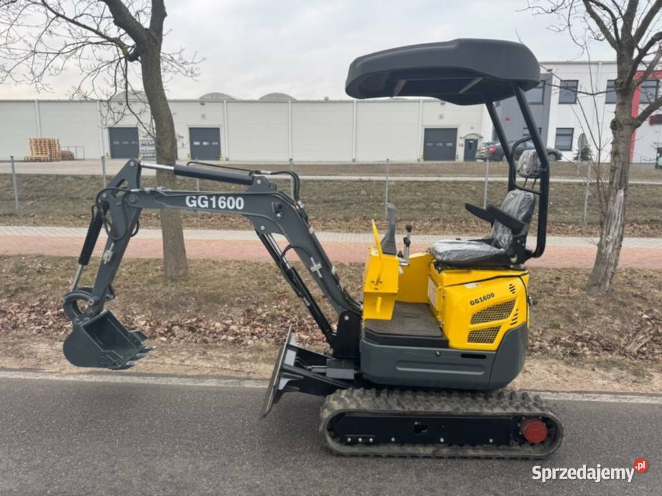 Minikoparka Gunter Grossmann GG1600 silnik Poznań