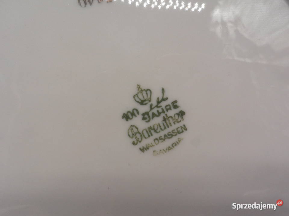 Talerz kolekcjonerski wyprodukowany niemiecką Raszków