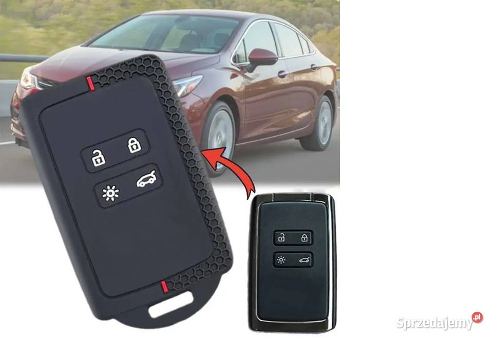 Silikonowowe etui case obudowa na klucze Renault Warszawa