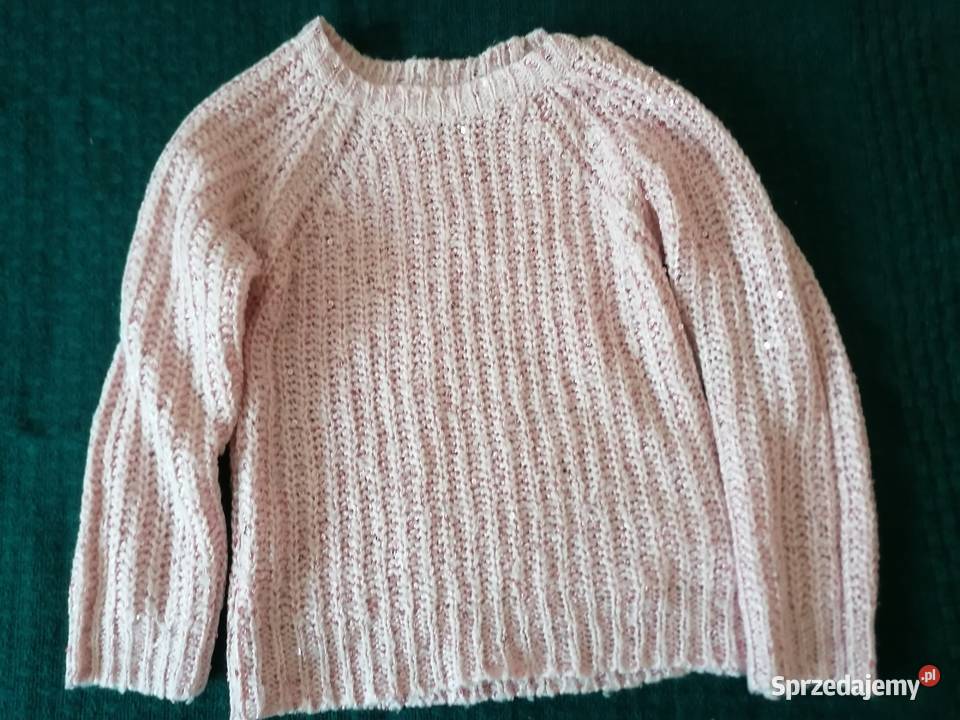 Sweterek z cekinami dziewczynki 104 Łódź
