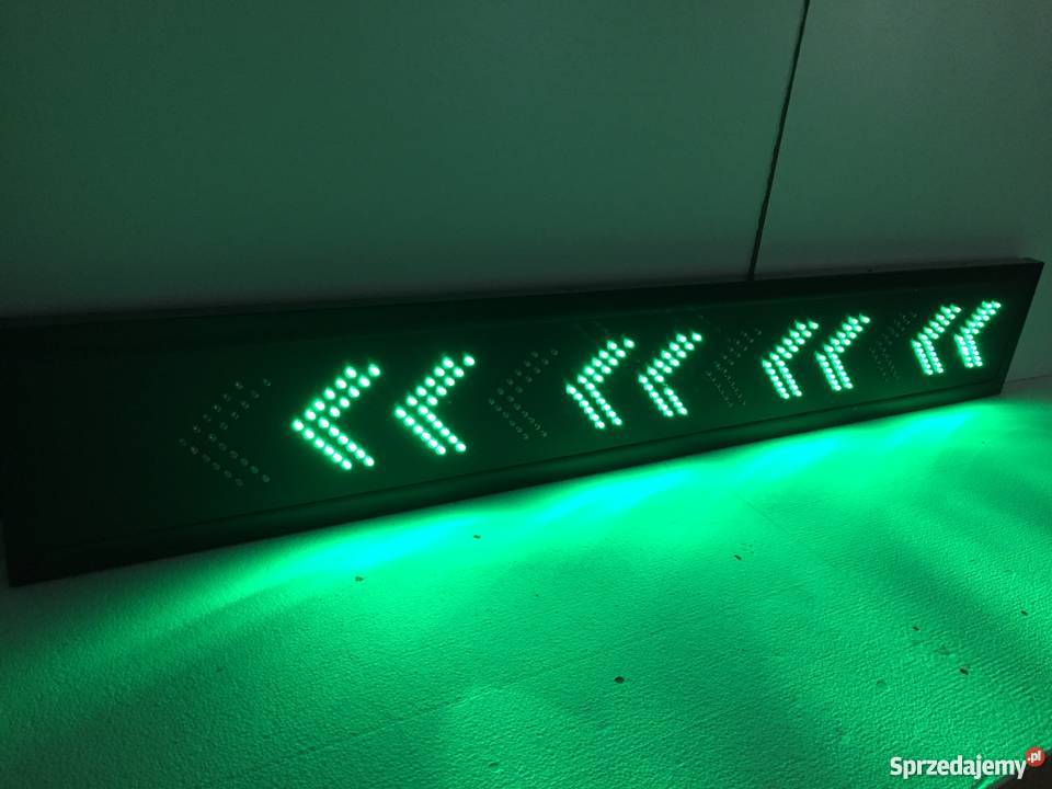 Strzałka migająca LED 120x19 zewnętrzna NOWA mazowieckie Pomiechówek