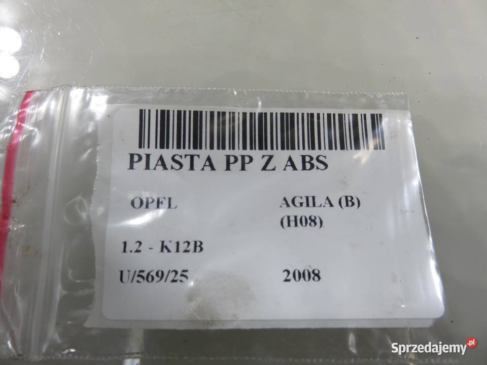ZWROTNICA PIASTA PRZEDNIA PRAWA OPEL AGILA B 12 Piasty i łożyska kół sprzedam