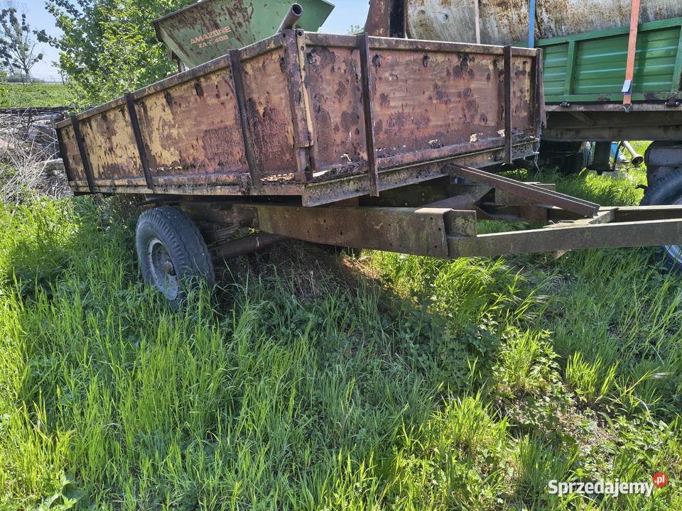 Przyczepa jednoosiowa metalowa dolnośląskie Środa Śląska sprzedam