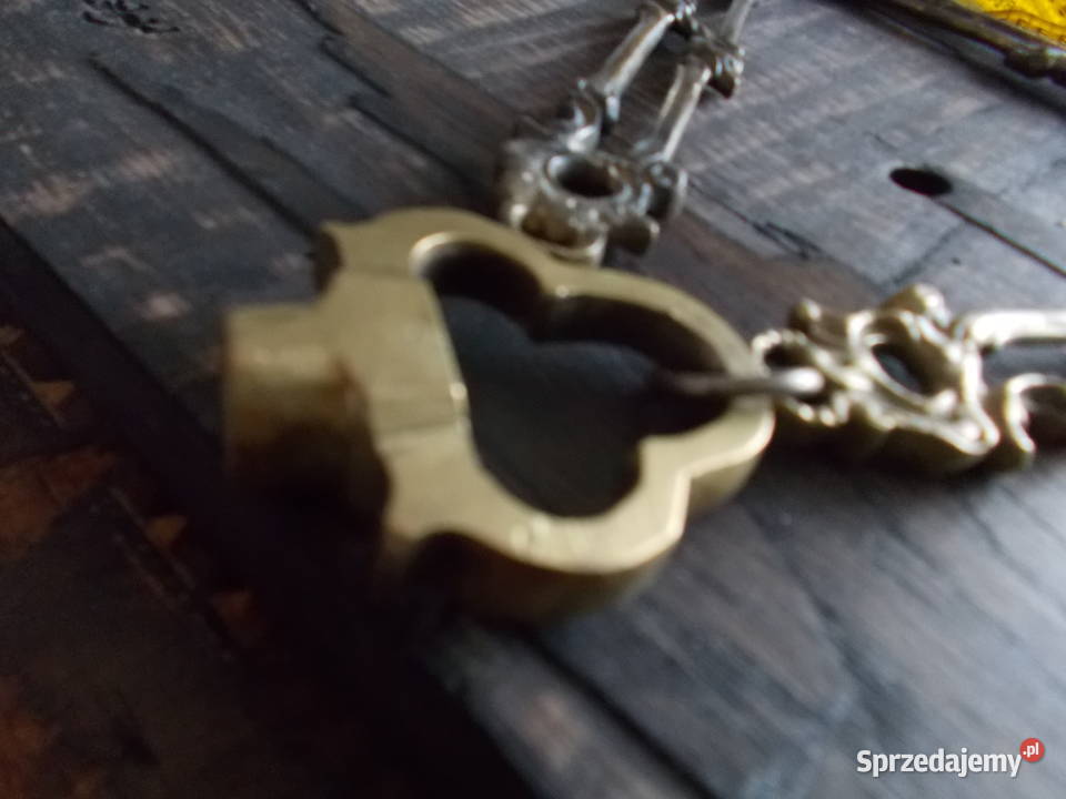 Stary Mosiężny Łańcuch do LampyRęczne Szczecin