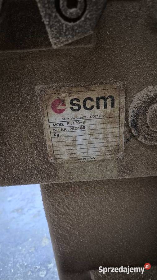 Strugarka czterostronna SCM P170S lubuskie Gorzów Wielkopolski