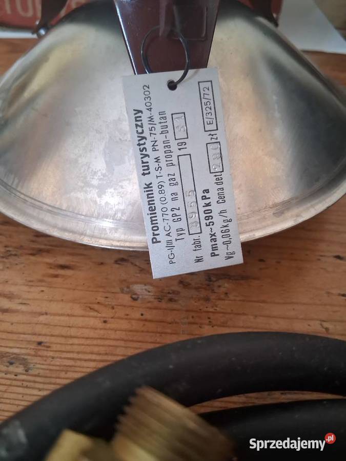 Promiennik turystyczny PREDOM GP2 1985 PRL Poznań