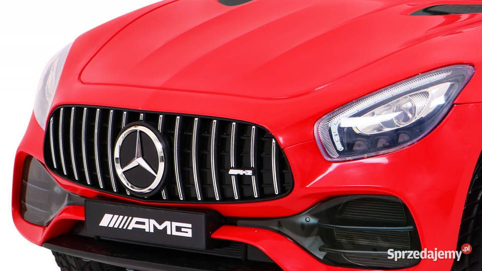 Mercedes Benz GT na akumulator dzieci Czerwony Łopuszno