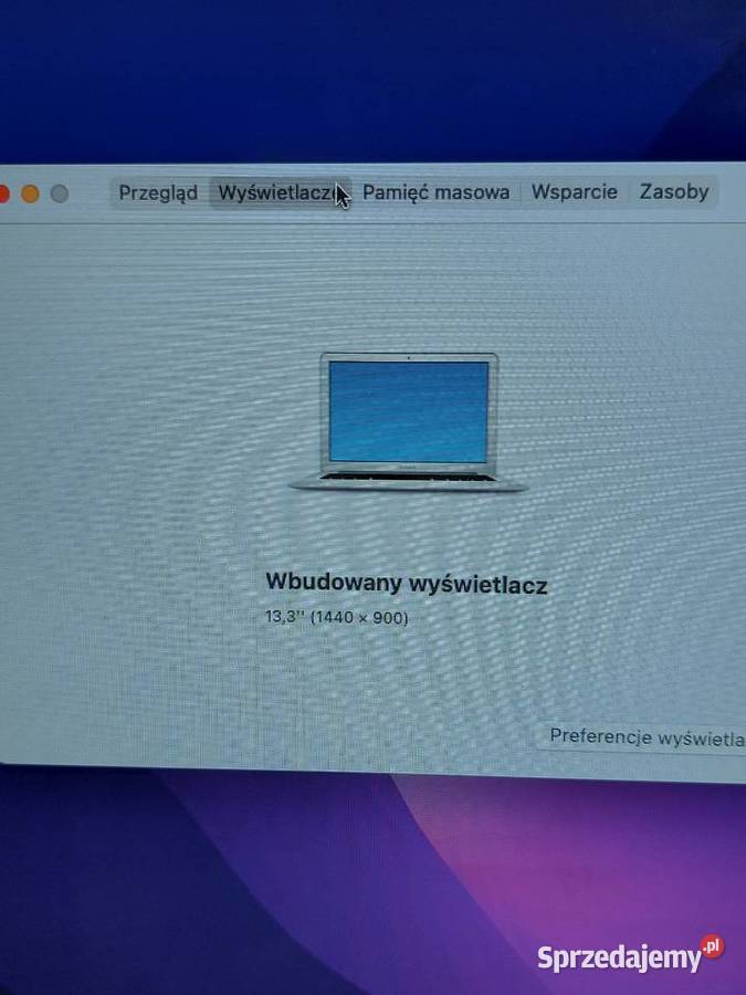 MacBook Air 13 2017 8GB RAM 128GB 235 cykli