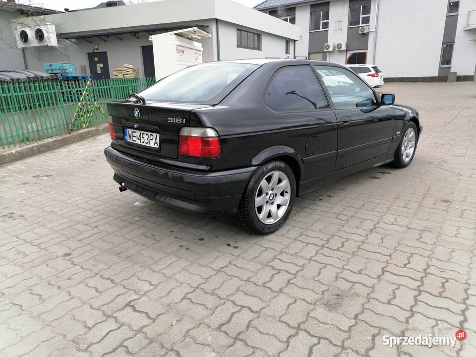 BMW E36 316i Compact 102KlimaZadbana zielona centralny zamek Mińsk Mazowiecki