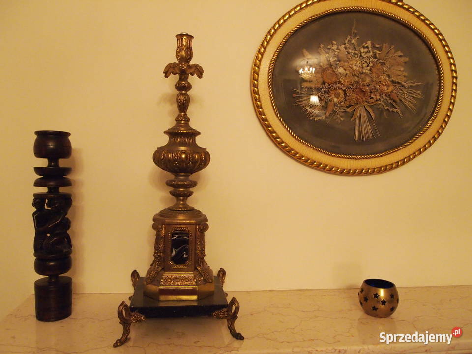 lampa stojąca mosiężna Kołobrzeg