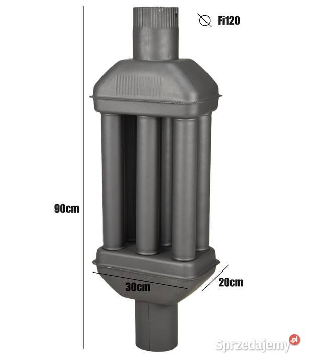 Rura dymowa fi 120 1mb GRUBE RURY PIEC Rzeszotary