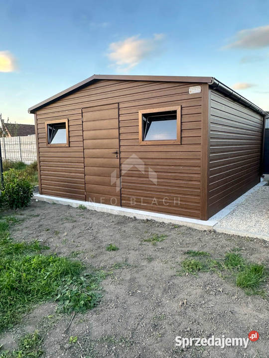 Schowek Domek Ogrodowy 5x4m Drzwi 2x okno Rynny