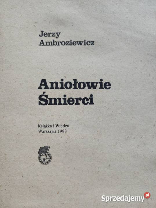 Jerzy Ambroziewicz Aniołowie Śmierci terroryzm Kielce