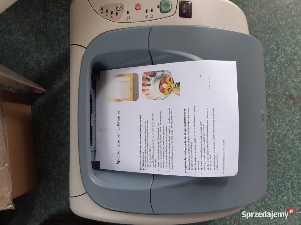 Drukarka HP laserjet 1500 druk w kolorze Łęczna sprzedam