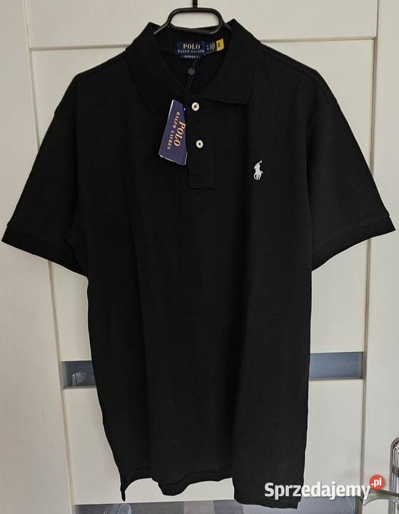 Ralph lauren XL piękna koszulka czarna t shirt Odzież codzienna Warszawa