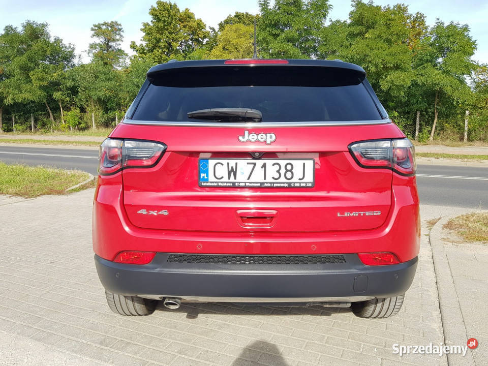 Jeep Compass 20 Multijet 4x4 Limited VAT 23 ASR (kontrola trakcji) Włocławek