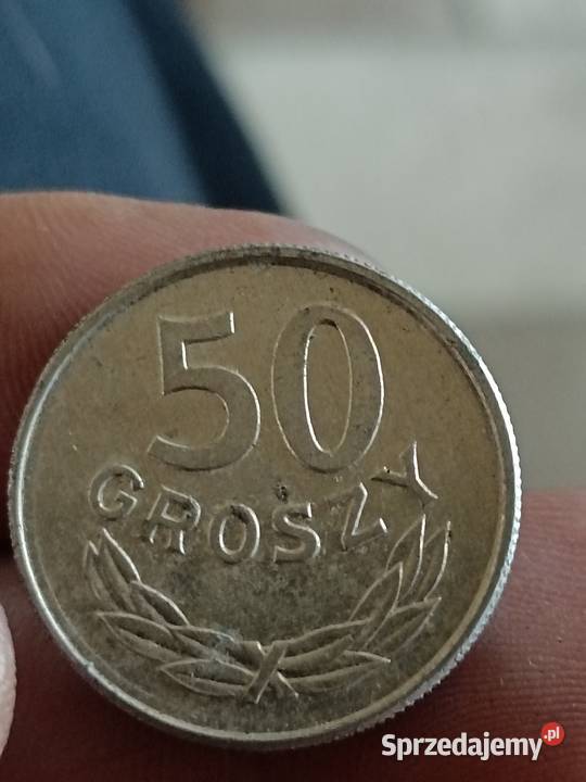 Sprzedam 50 groszy 1987 r drugie ranty nierowne Numizmatyka sprzedam