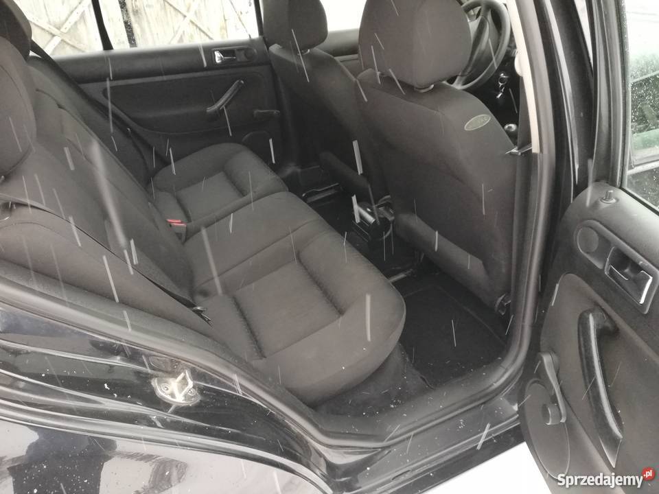 VW Golf 4 19SDI 2000r Czarny Bezwypadkowy wspomaganie kierownicy Dubeczno