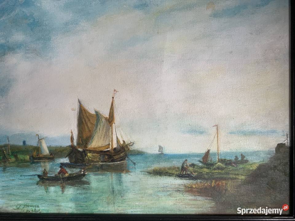 Obraz Łodzie nabrzeżu łódzkie Łowicz