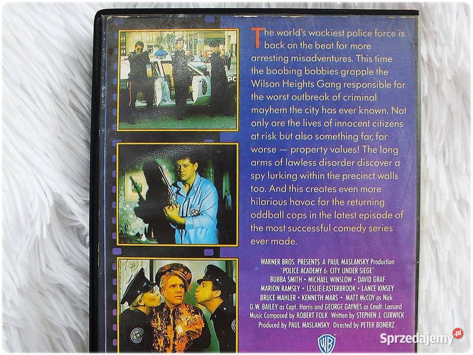 Kaseta VHS Film Akademia Policyjna 6 Film na Żary
