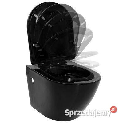 vidaXL Wisząca toaleta bez kołnierza ceramiczna Warszawa