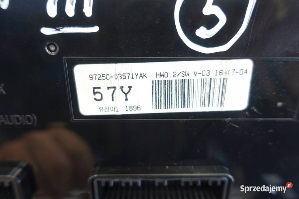 PANEL KLIMATYZACJI Hyundai Tucson III 15 nawiewu Pozostałe Rudka