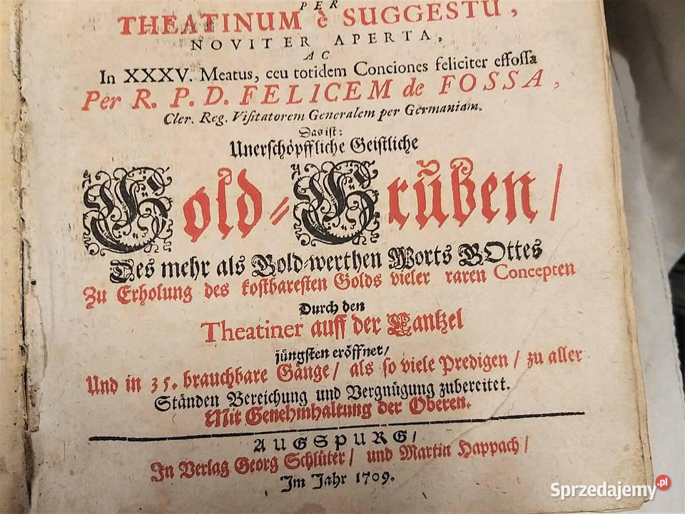 Aurifodina kopalnia złota Dzieło teologiczne F