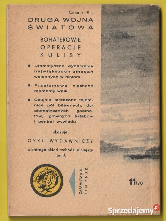 ŻÓŁTY TYGRYS OPERACJA CERBER 1970 Łódź