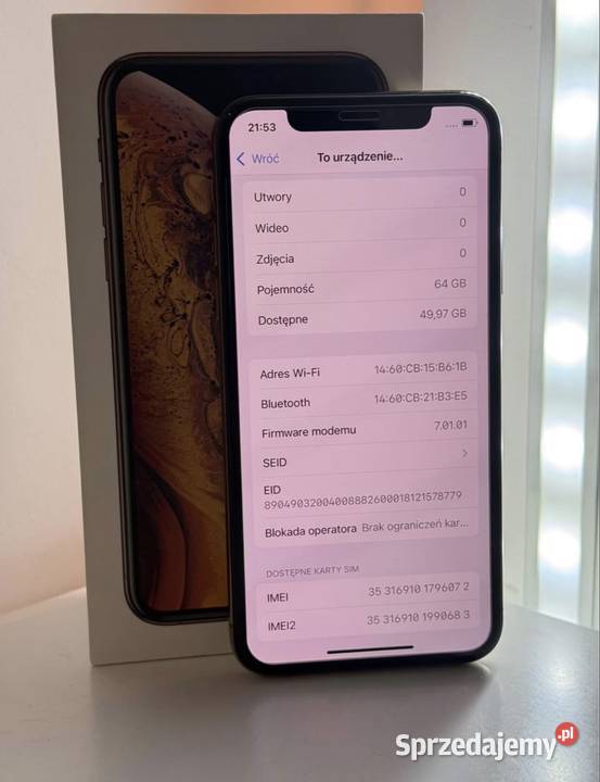 Apple iPhone XS 64GB wielkopolskie Kalisz
