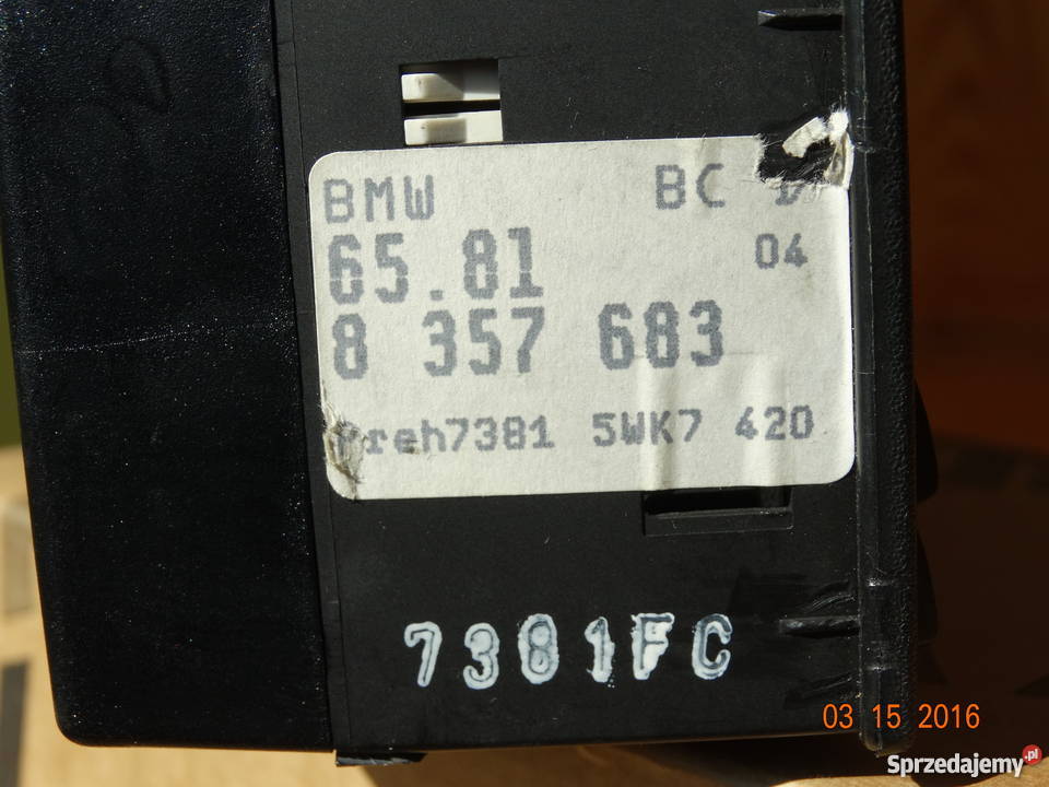 Panel sterowania komputer pokładowy Bmw e36 328i Książenice