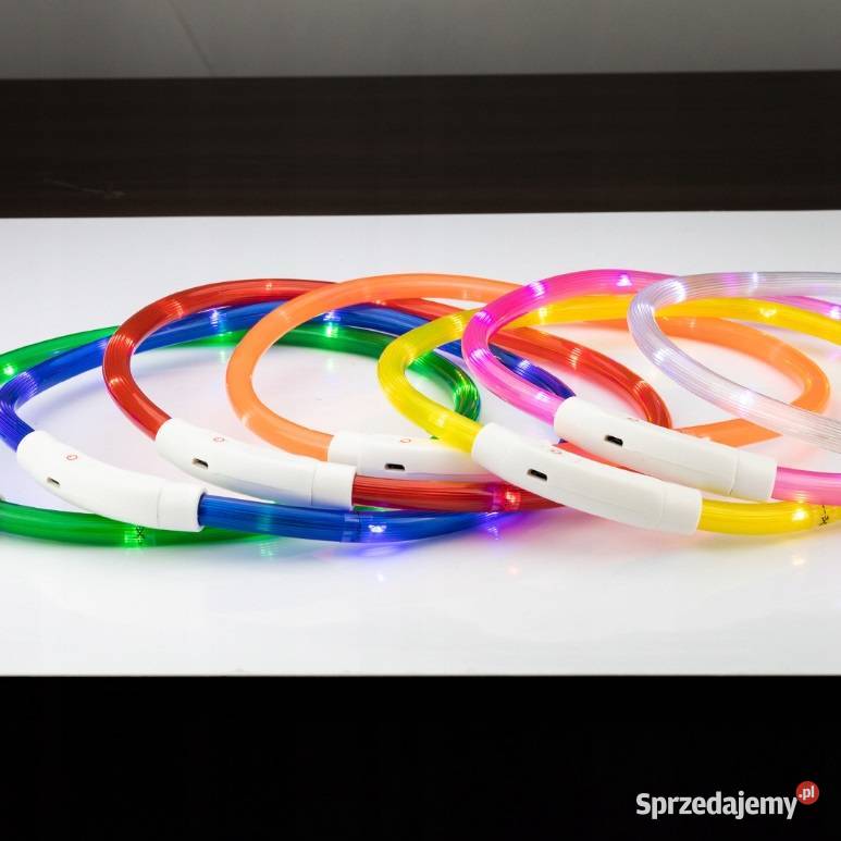 OBROŻA ŚWIECĄCA LED PSA I KOTA REGULACJA 70 Toruń